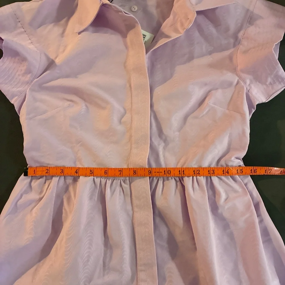 NWT Tuckernuck Chloe Shirtdress in lavender lilac color S - Picture 6 of 8